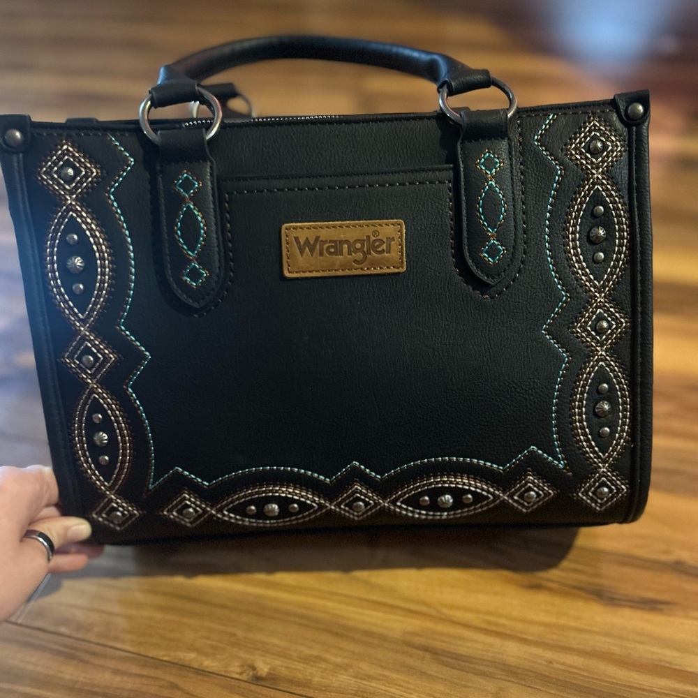 Wrangler Black and Brown bag